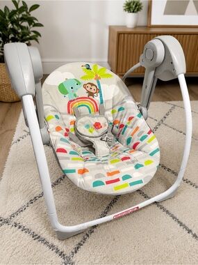 Colorful Jungle Baby Swing Seat